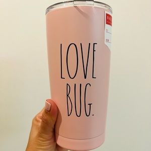 Rae Dunn “love bug” 17oz stainless steel tumbler